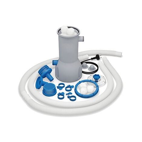 Spido – Kit Combo filtration piscine jusqu’à 8 m³ – Pompe 90 W – Débit 3,5 m³/h – Cuve 2 L – Installation rapide et efficace