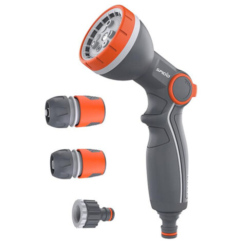 SPIDO - Kit d'arrosage universel complet avec pistolet