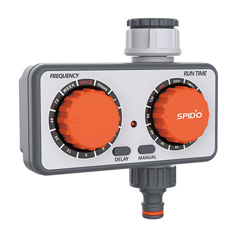 SPIDO - Minuteur d'arrosage 2 boutons