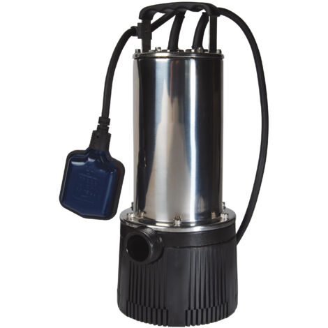 Spido – Pompe immergée 950 W – Débit 6 m³/h – Pression 3,4 bars – 3 turbines – Profondeur 2 à 7 m – Corps inox – Flotteur manque d'eau