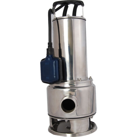 Spido – Pompe immergée pour eaux chargées – Débit 24 m³/h – Hauteur de refoulement 11 m – Puissance 1500 W – Corps inox et fonte – Flotteur externe