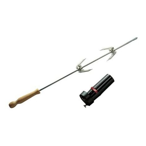 BARBECOOK Spiedo Universale Girarrosto a Batterie con due Forche 7164