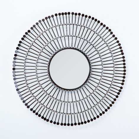 Spiegel 78 cm Metall Kupfer