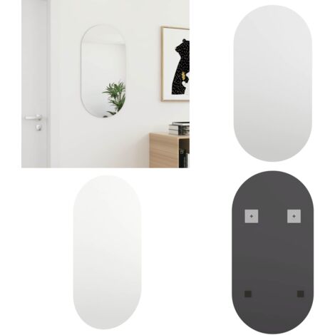 Spiegel 80x40 cm Glas - Wandspiegel - Badezimmerspiegel - Wohnraumspiegel - Spiegelfläche - Minimalismus - Home & Living