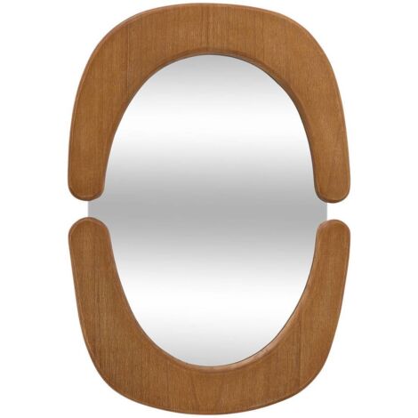 Spiegel Antoine 58x40cm Mahagoni - Atmosphera créateur d'intérieur