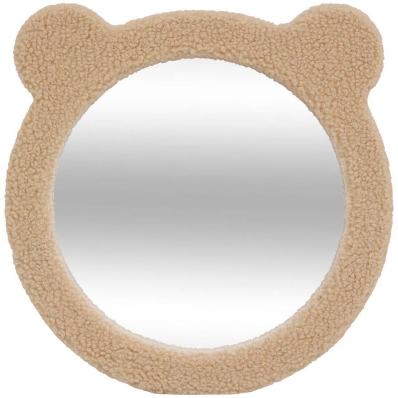 Atmosphera - Wandspiegel Beary Braun 33, 5x33, 5cm Créateur D'Intérieur