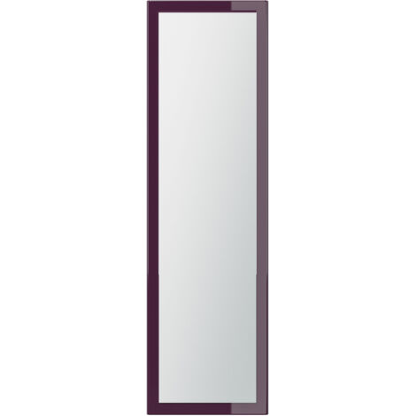 Spiegel Emotion farbig eingerahmt 50x170 cm Brombeer