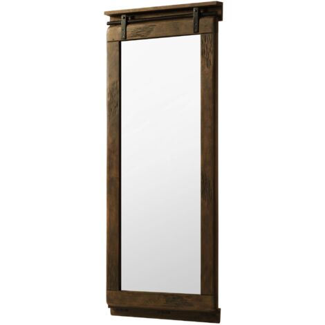 Spiegel Mango 59x6x145 braun lackiert RAILWAY 4010