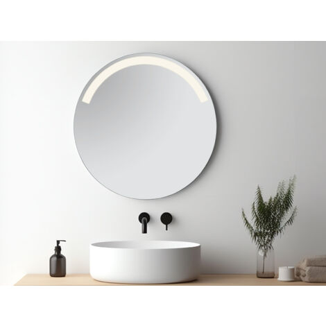 Spiegel mit LED Beleuchtung Bad Wandspiegel AGATHA rund Ø 60cm