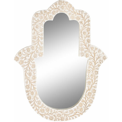 Spiegelgriff 45x2x60 Hamsa weißes Griff Material Multicolor Color Family Spiegel Details