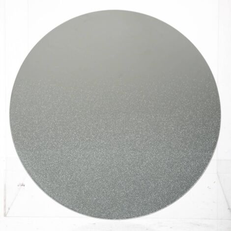 Spiegelplatte mit Glitter D.30cm Silber - Feeric lights & christmas