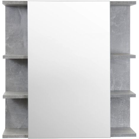 Spiegelschrank "Julien" Marmor Optik 6 Seitenflächen 62x64x21cm