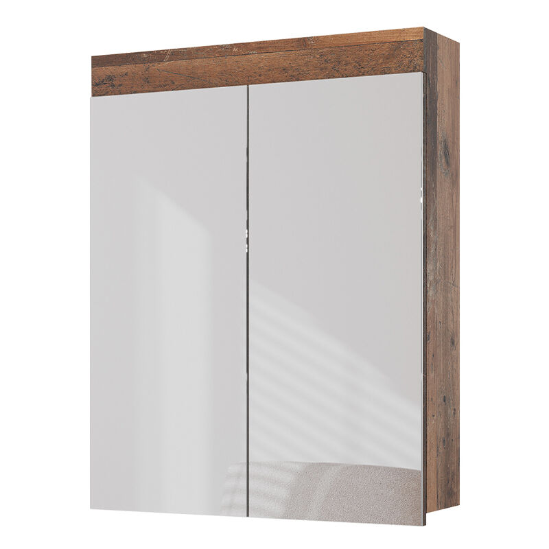 Vicco - Badspiegelschrank Luna, Oldstyle, 60 X 77 Cm