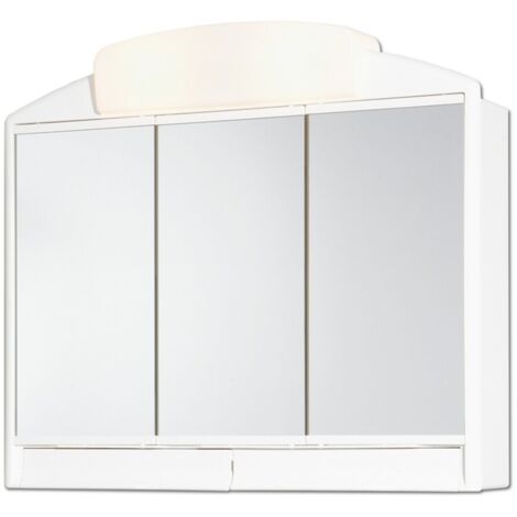 FP Spiegelschrank Rano LED weiß 59 x 51 x 16(14) cm