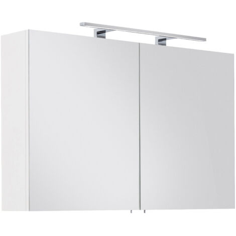 Spiegelschrank SANTINI 100 weiss inkl. LED-Lampe