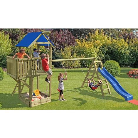 Spielanlage Spielturm Kinder Schaukel Big Snake Multi Play 69511