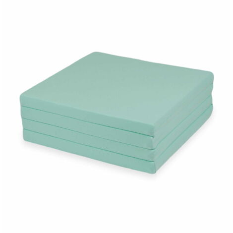 Spielmatte 120x120cm für Kinder, quadratisch, faltbar, mint