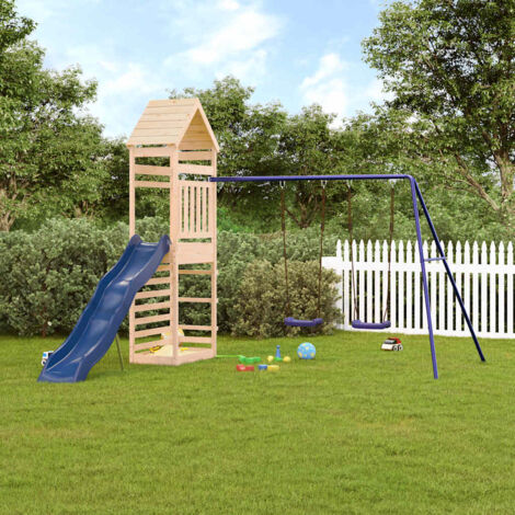 Spielplatz im Freien aus massivem Kiefernholz