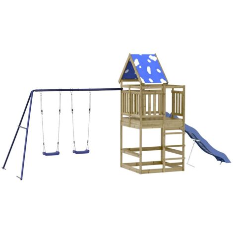 Spielturm Imprägniertes Kiefernholz vidaXL