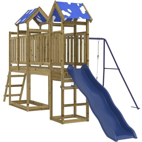 Spielturm Imprägniertes Kiefernholz vidaXL