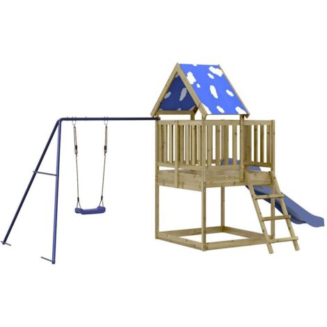 Spielturm Imprägniertes Kiefernholz vidaXL
