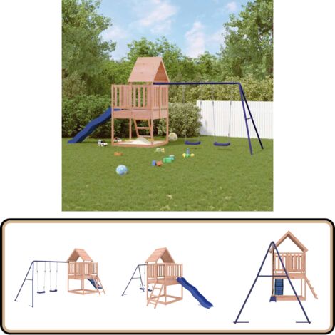 Spielturm Massivholz Douglasie - Holzspielplatz - Spielturm - Douglasie - Gartenmöbel - Gartenspiele