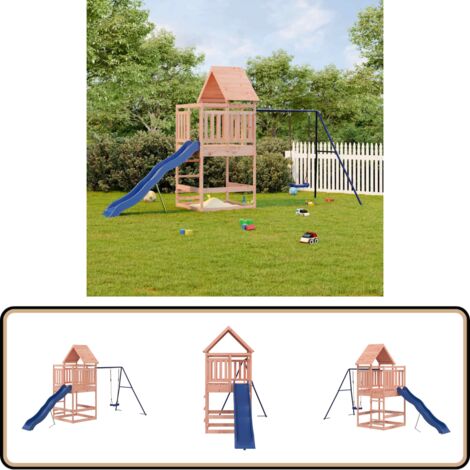 Spielturm Massivholz Douglasie - Holzspielplatz - Spielturm - Douglasie - Gartenmöbel - Outdoorspielgeräte