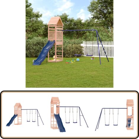 Spielturm Massivholz Douglasie - Holzspielplatz - Spielturm - Douglasie - Gartenmöbel - Outdoorspielgeräte