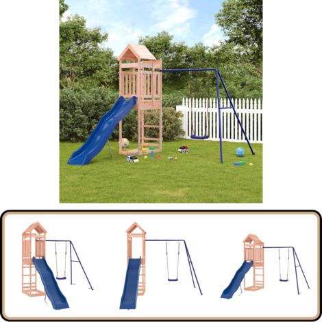 Spielturm Massivholz Douglasie - Holzspielplatz - Spielturm - Douglasie - Gartenmöbel - Outdoorspielgeräte
