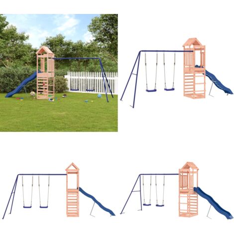 Spielturm Massivholz Douglasie - Holzspielplatz - Spielturm - Douglasie - Gartenmöbel - Outdoorspielgeräte - Home & Living