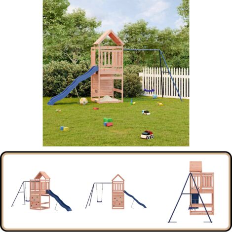 Spielturm Massivholz Douglasie - Holzspielplatz - Spielturm - Douglasienholz - Gartenmöbel - Outdoor Spielgeräte