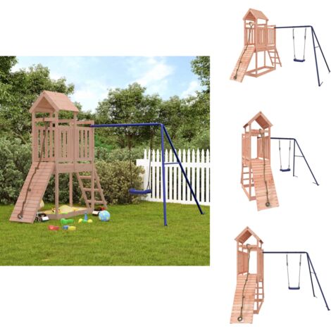 Spielturm Massivholz Douglasie - Holzspielplatz - Spielturm - Kletterturm - Douglasie - Gartenmöbel
