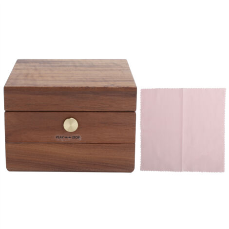 Spieluhr aus Walnussholz mit 30 Tönen, musikalische Schmuckschatulle, Geburtstags- oder Weihnachtsgeschenk, elegante Schreibtischdekoration