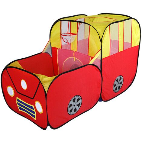 Spielzelt Spielhaus, kleines Autohaus, 150x70x95 cm, faltbares kleines Haus, geeignet für drinnen und draußen