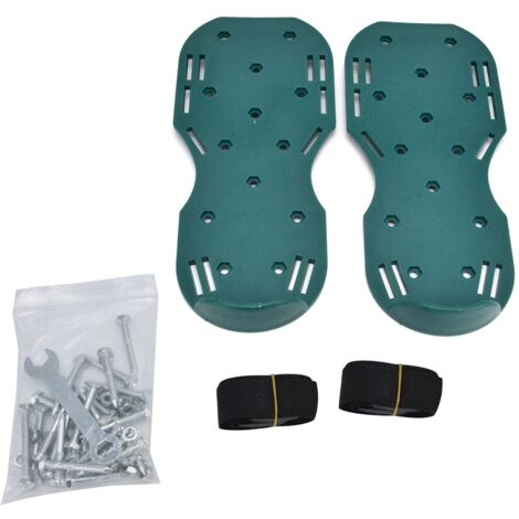 Spikeschuhe, Rasenlüfter, Spikeschuhe mit verstellbaren Riemen, Flache Spikeschuhe für weichen Boden, Gute Haftung, Spikeschuhe für Garten und Terrasse