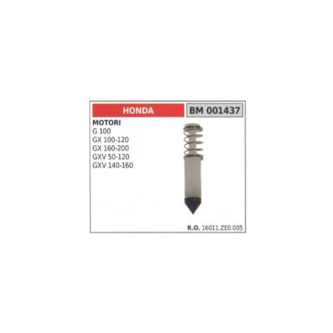 Spillo carburatore HONDA G100 GX100-120 motopompa 16011.ZE0.005