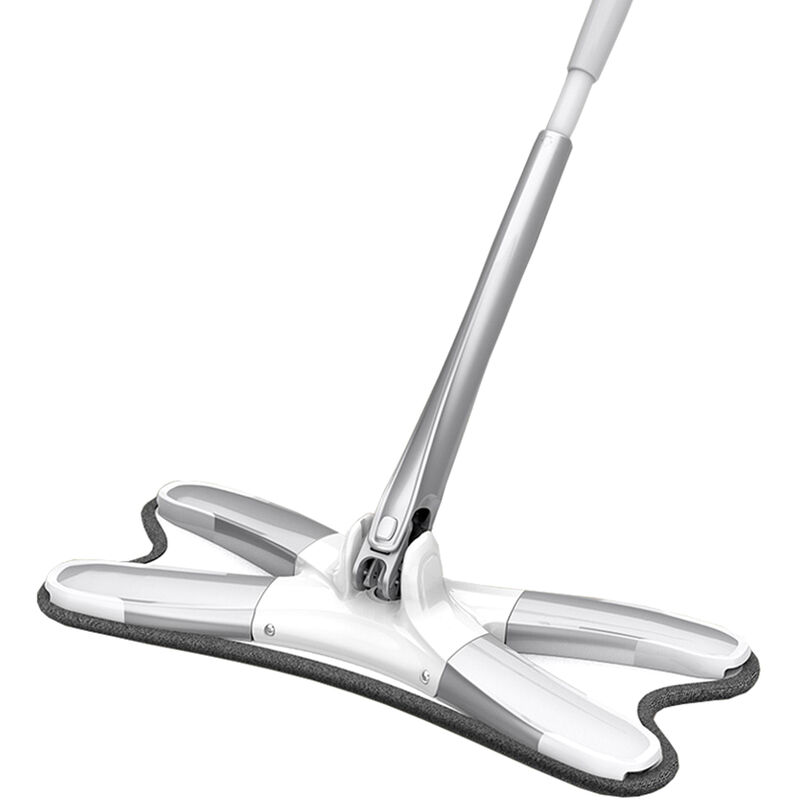 

Spin Lazy Mops Limpiador de manos libres Trapeador plano automatico para limpieza del hogar Uso diario del hogar, gris