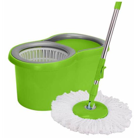 Spin Mop Easy Verde 5L: Mop in Microfibra per Pulizia Efficace
