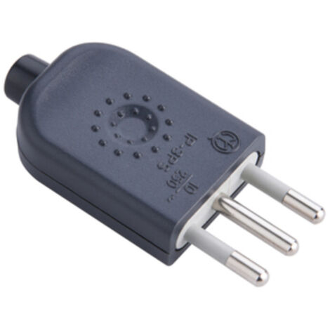 SPINA 10A 2P+T NERO FIG.2  25 PZ