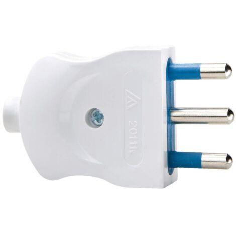 Spina 16a 2p+t 250v bianco