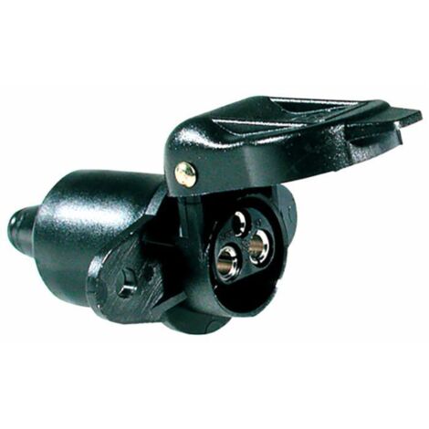 SPINA 3 POLI 12 24V PRESA DI CORRENTE PER CARRELLO CARAVAN E RIMORCHIO (32221)