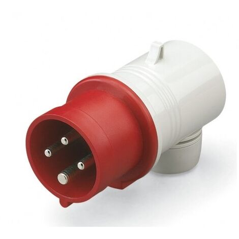 Spina 90° 3P+T 32A 6H industriale Eureka tipo interbloccabile