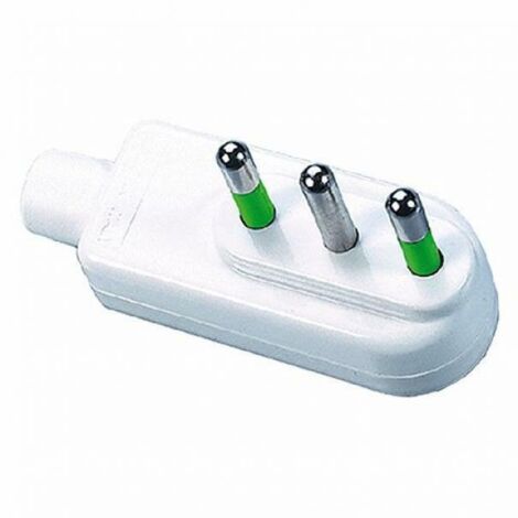Spina a squadra Fanton Italiana 2X10A+T bianca 80030