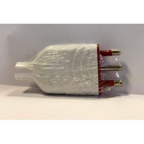 SPINA ALTA RESISTENZA 'ELA PLUG' 2P+T 16A - colore bianco