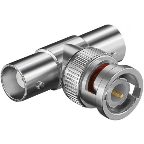 spina bnc a 2 x presa bnc adattatore a t tripla sdoppiatore