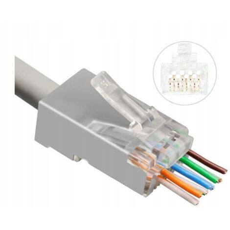 Spina CAT7 per AWG22-24 25 set