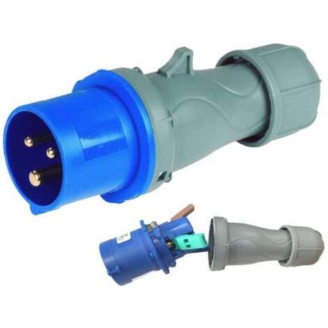 Spina Cee 2Pt Ip44 Cablaggio Rapido Rosi