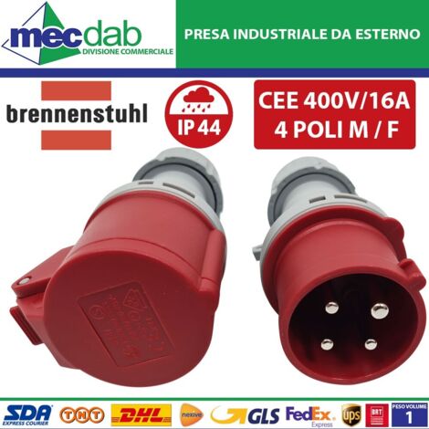 Spina Cee 400V/16A 4 Poli