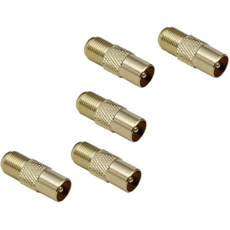Spina coassiale a adattatore F BKL Electronic
