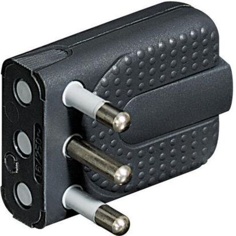 Spina Corner Bticino 2P+T 16A salvaspazio Grigia S2466TGE
